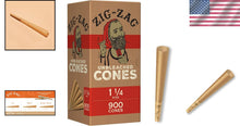 Load image into Gallery viewer, Authentic 900 Pack of Unbleached Pre-Rolled Cones with Packing Accessories