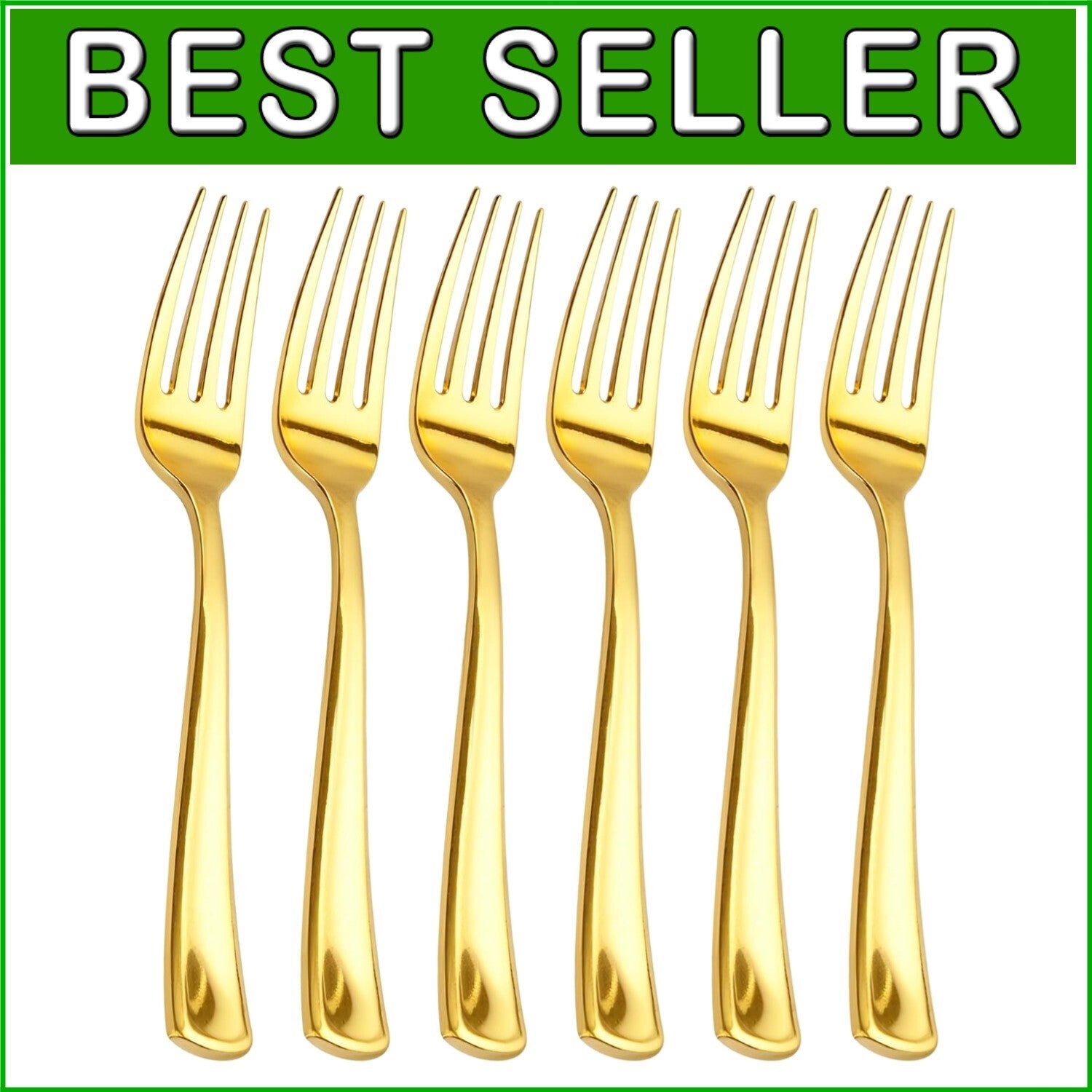 Bulk Gold Plastic Forks - 600 Heavy Duty Forks for Stylish Events & Gatherings