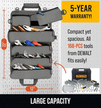 Load image into Gallery viewer, Compact Heavy-Duty Tool Roll-Up Bag with 6 Detachable Pouches - Lightweight