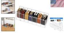 Load image into Gallery viewer, Compact Acrylic Belt Organizer for Large Buckles - Stylish Storage Solution