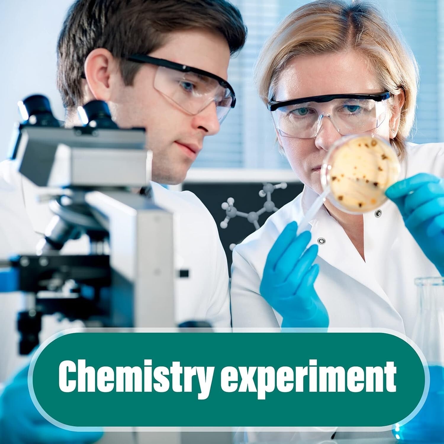 Multi-Size Borosilicate Glass Beaker & Measuring Cylinder Set for Experiments