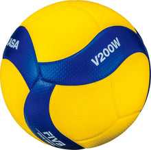 Load image into Gallery viewer, Pro Volleyball League Official 18-Panel Indoor Ball - Vibrant Yellow and Blue