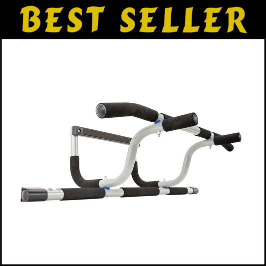 XL Elevated Doorway Pull Up Bar - Adjustable 24"-36" Width for Home Fitness
