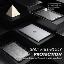 Load image into Gallery viewer, Stylish Black Shock-Absorbing Protective Case for MacBook Air 13.6 Inch