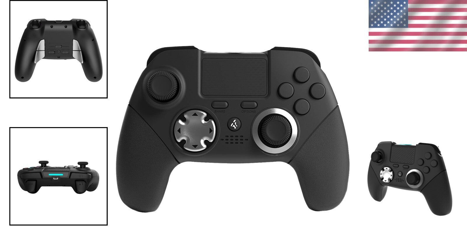 Advanced Modded PS4 Controller with 4 Paddles & Headset Jack - Enhance Gameplay