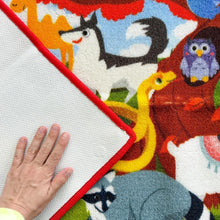 Load image into Gallery viewer, Durable Non-Slip Alphabet Rug for Kids - 59x39 Play Area Carpet with Animals
