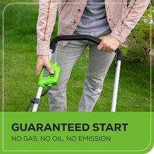 Load image into Gallery viewer, 40V Cordless Lawn Mower with 4.0Ah Battery &amp; Charger - 16" Cutting Width