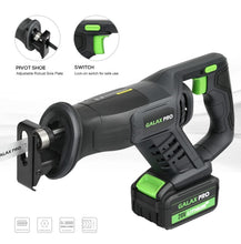 Load image into Gallery viewer, Cordless Circular &amp; Reciprocating Saw Kit with Battery, Charger, 7 Blades &amp; Bag