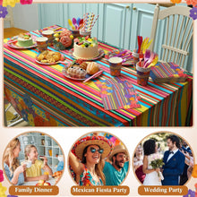 Load image into Gallery viewer, Disposable Mexican Party Tableware Set for 50 - Quick Cleanup &amp; Festive Style