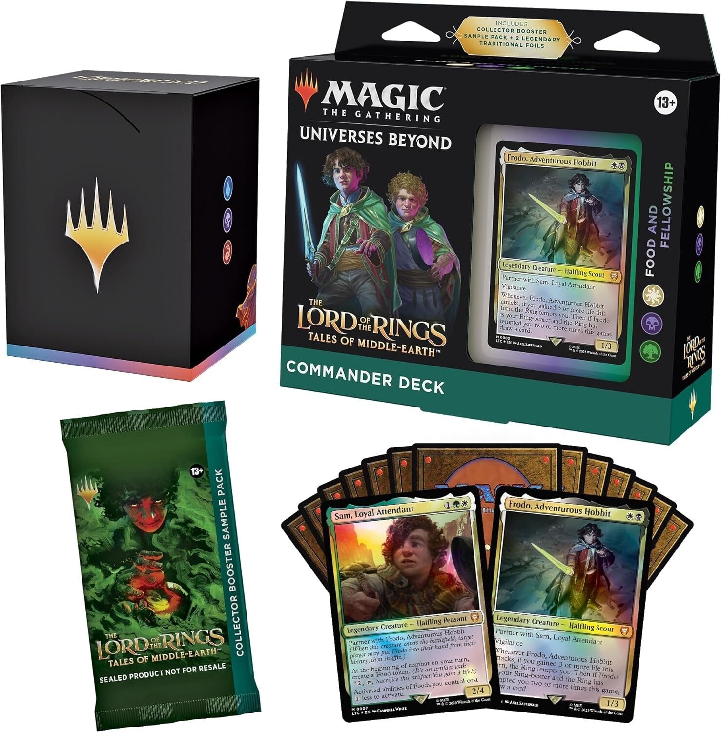 4-Pack LOTR Commander Decks – Unique Gameplay & Collector's Boosters Included
