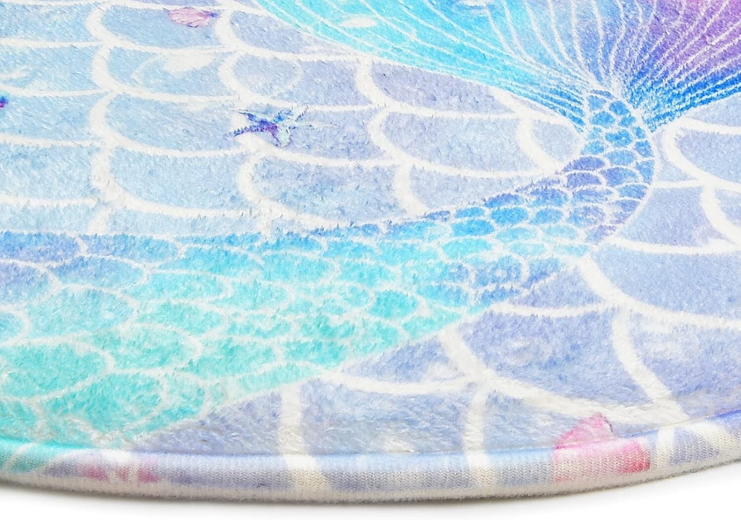 Delightful 7-Piece Mermaid Bathroom Set: Shower Curtain, Rugs & Towels Included