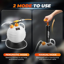 Load image into Gallery viewer, Professional 6L Oil Pump Extractor with Aluminum Release Plug for Safe Operation