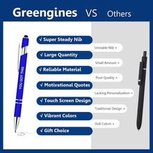 Load image into Gallery viewer, 50-Piece Inspirational Pens with Stylus Tip - Motivational Quotes for Coworkers