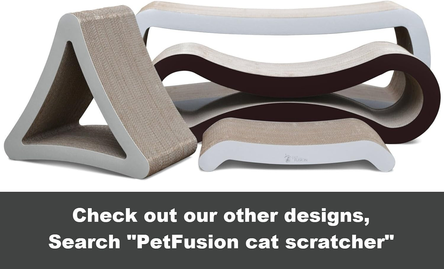 Durable Cat Scratch Lounge for Indoor Cats - Eco-Friendly Recycled Cardboard