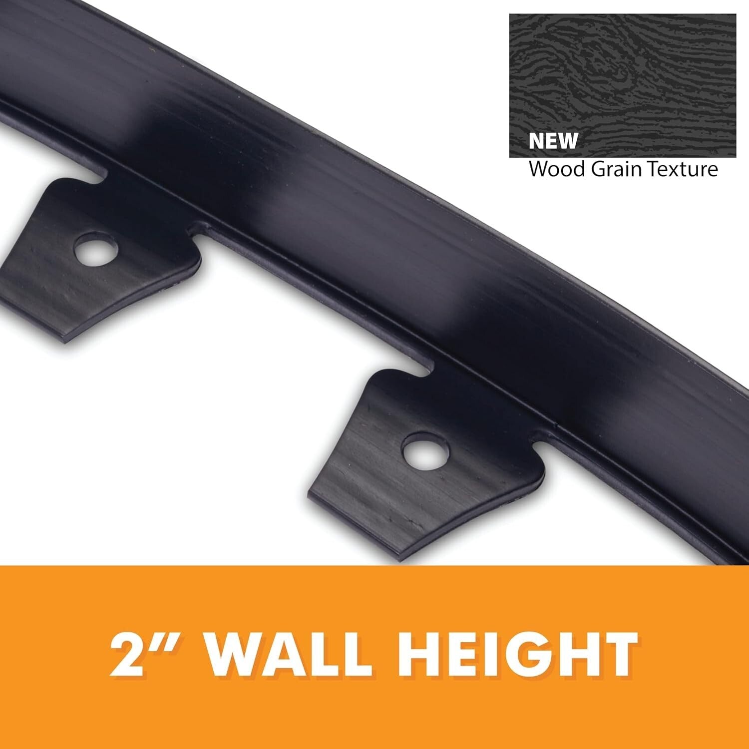 Flexible No-Dig Landscape Edging with Tall Wall Design - 90' Installation Kit