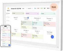 Load image into Gallery viewer, Multi-Functional 15.6'' Smart Family Calendar &amp; Meal Planner with Remote Access