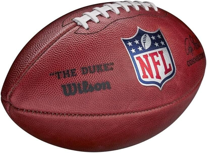 Authentic NFL Football - The Duke Metallic Gold Edition, Hand-Stitched Quality