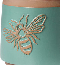 Load image into Gallery viewer, Turquoise Terracotta Pots Set of 2 with Drainage Holes for Indoor/Outdoor Use