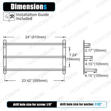 Load image into Gallery viewer, Rustproof Stainless Steel Ladder Towel Bar – Elegant 3-Tier Wall-Mounted Design