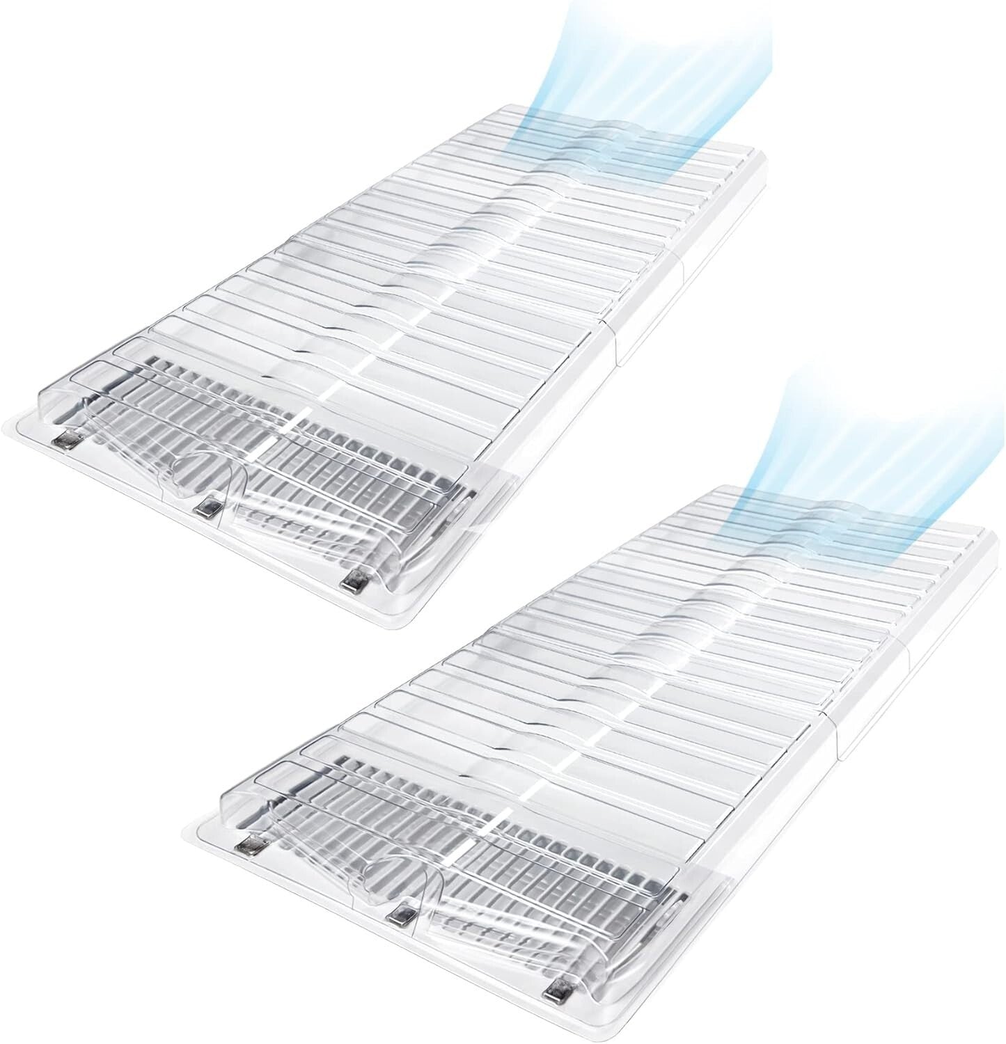 Adjustable Air Flow Deflector for Under Furniture, 17"-33" - 2 Super Duty Units