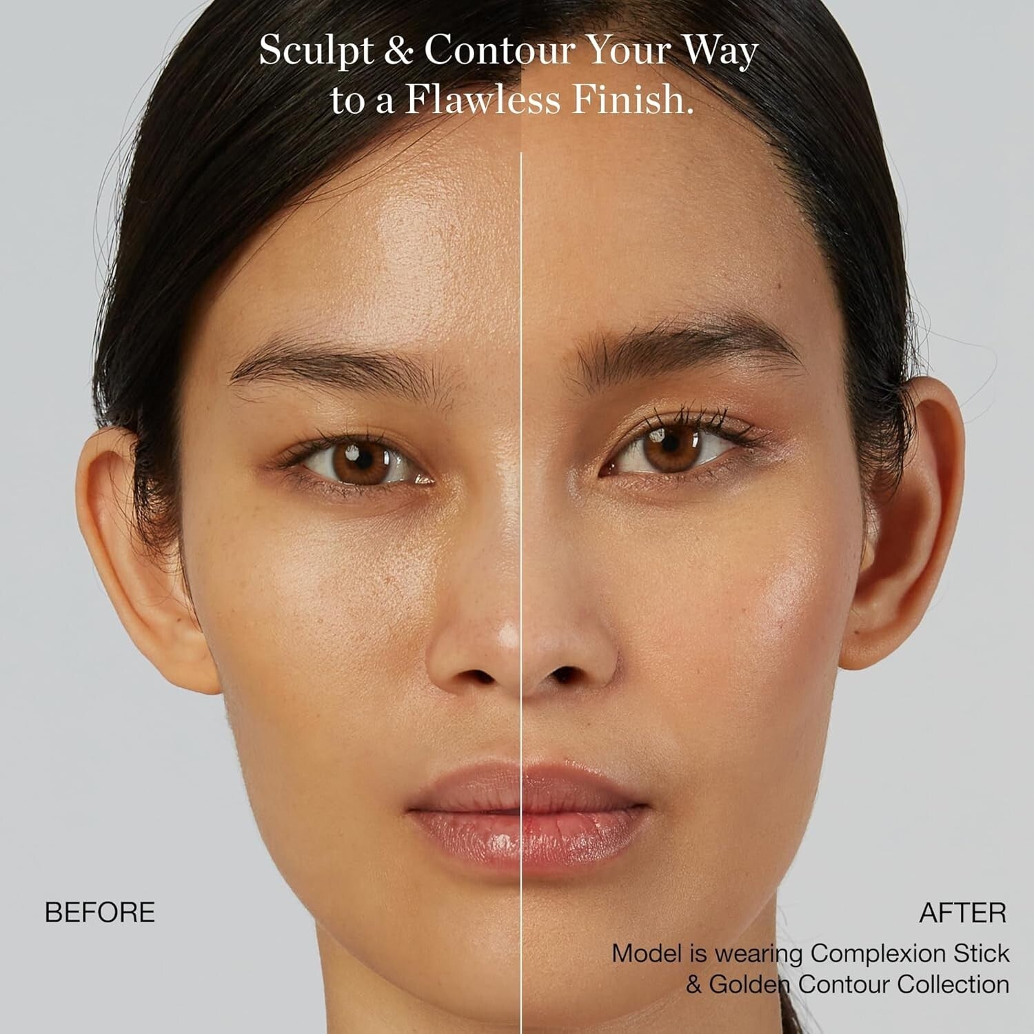 Sculpting Highlighter Stick - Certified Organic Moonstone for Flawless Skin