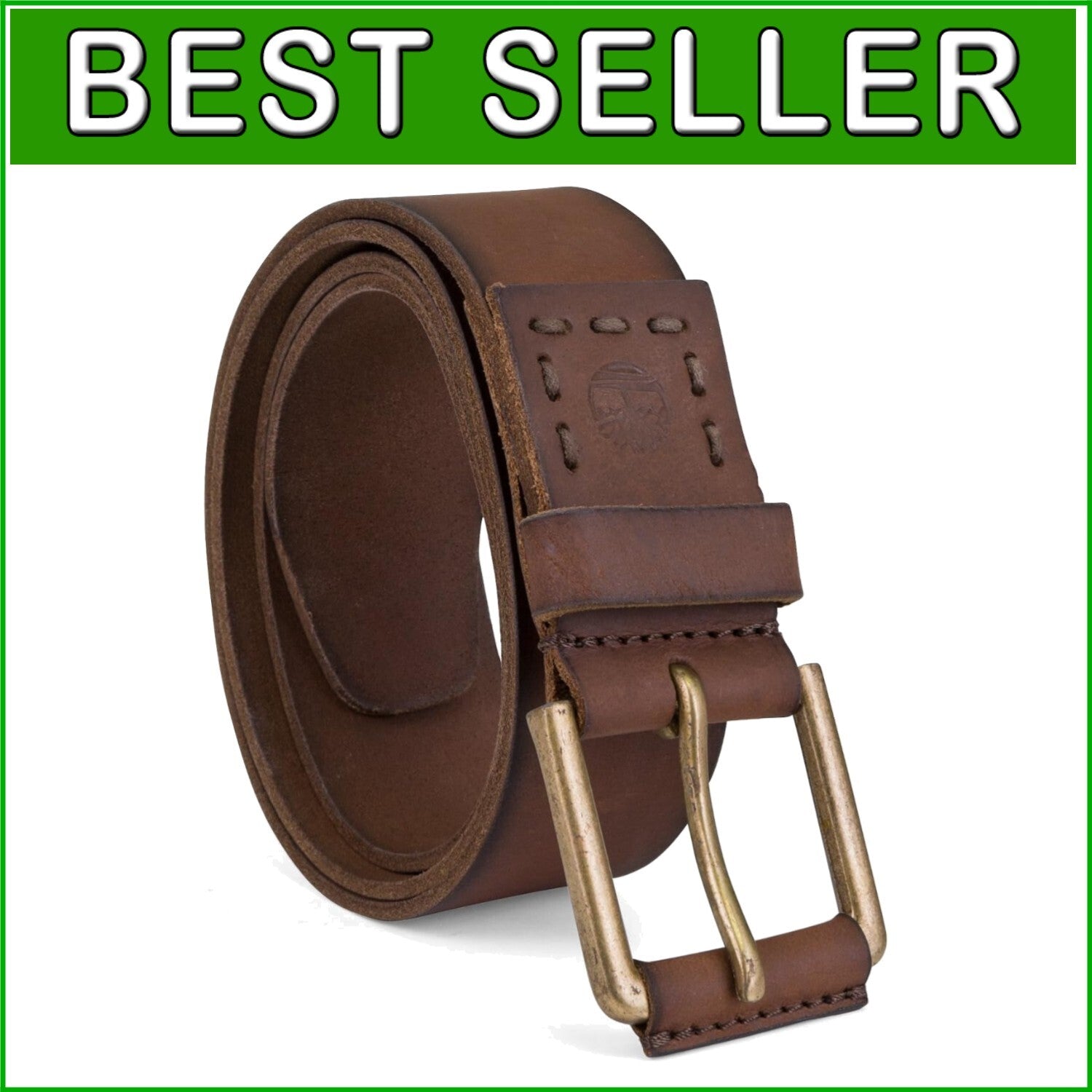 Durable Genuine Leather Men's Belt - Perfect for Casual, Business, or Dress