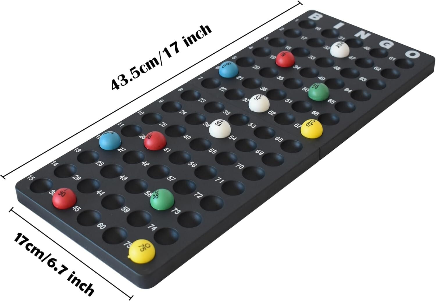 Complete Bingo Game Set - 11" Cage, 75 Balls, 500 Chips for Group Entertainment