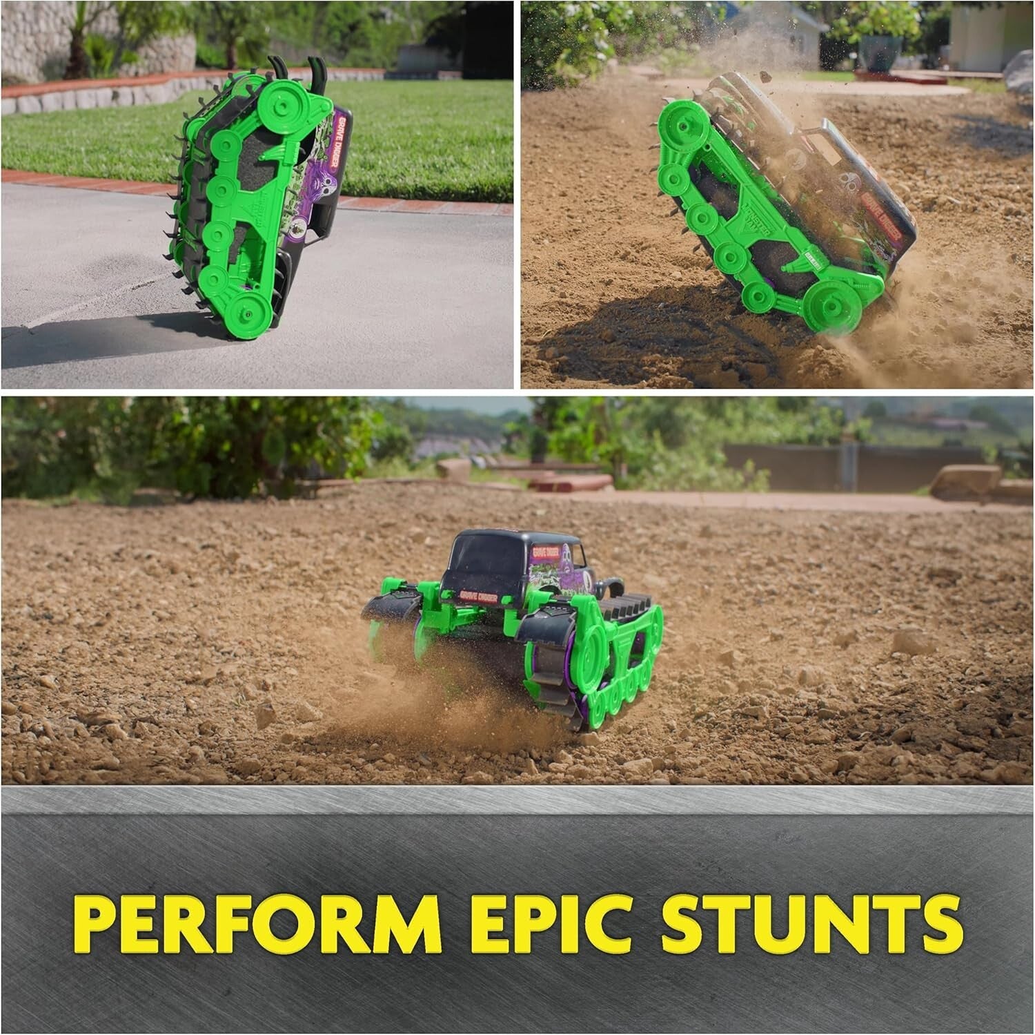 All-Terrain Grave Digger Trax RC Monster Truck - Fastest Outdoor Fun for Kids