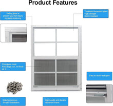 Load image into Gallery viewer, Durable 14x21 Shed Windows with Tempered Glass - 2 Pack for Sheds &amp; Garages