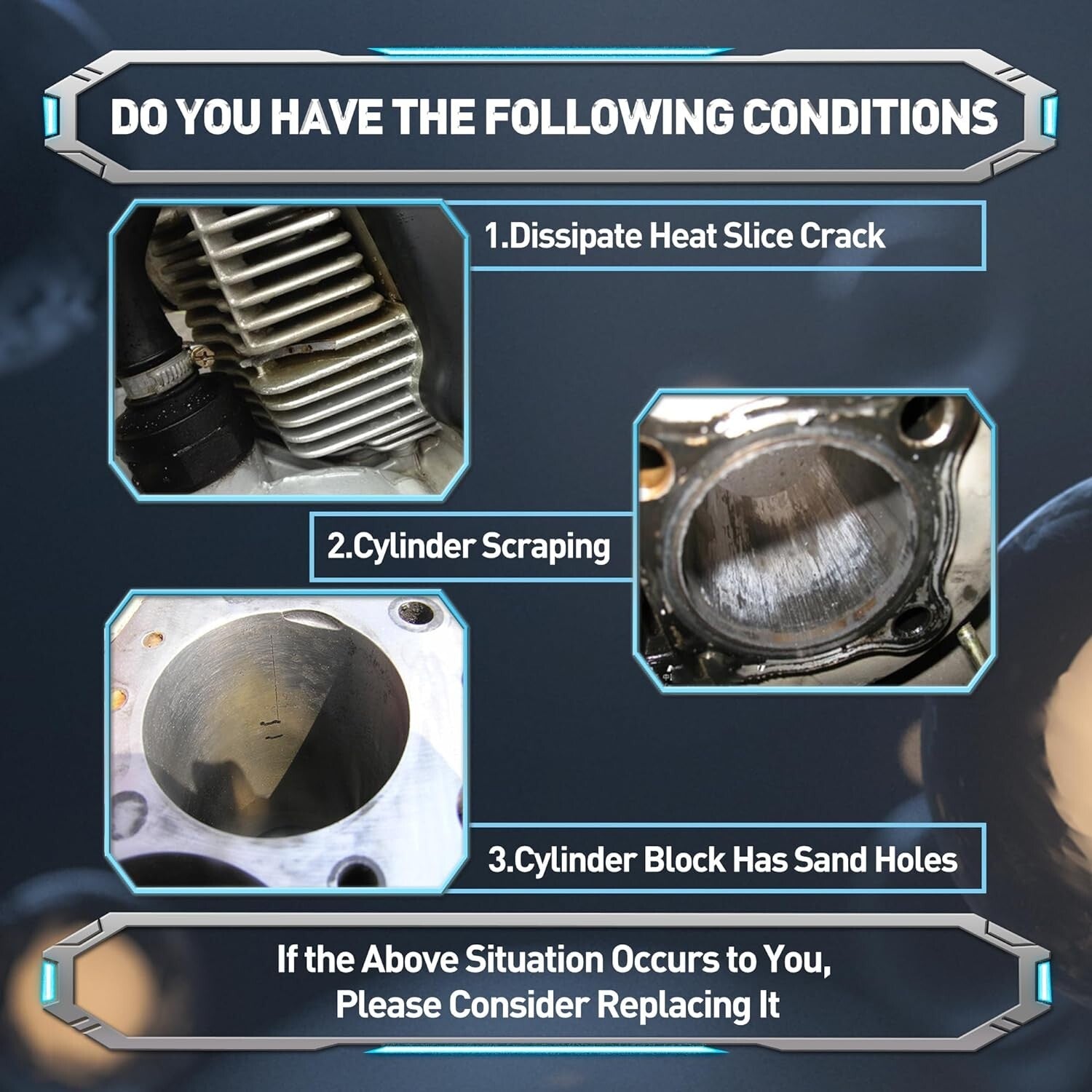 Engine Performance Upgrade: 66mm Valves and Piston Kit for 110cc Dirt Bikes