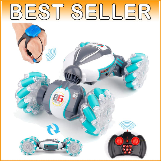 360-Degree Rotating RC Stunt Car - Perfect Gift for Boys & Girls Aged 6-12