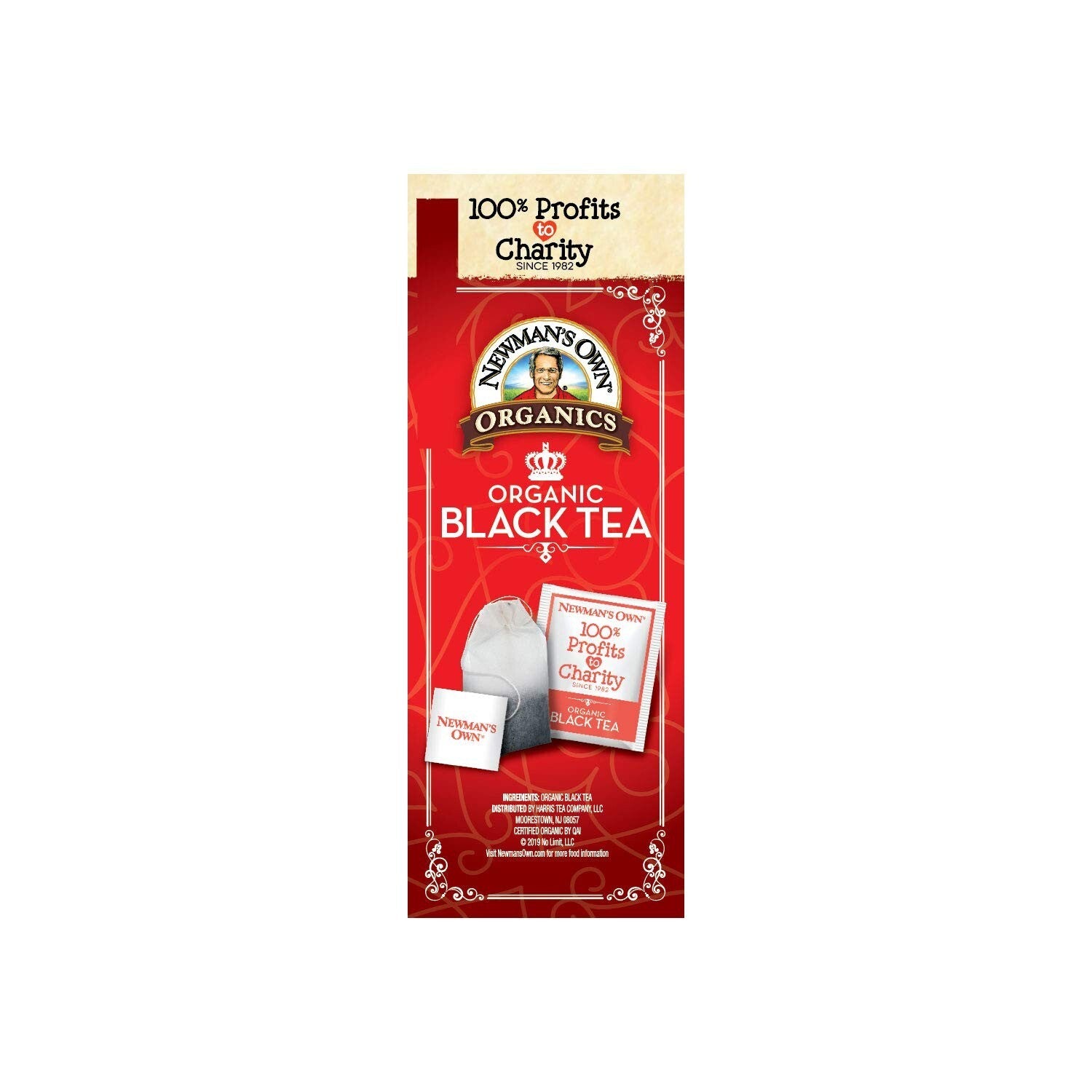 Organic Black Tea - 100 Individually Wrapped Bags for Ultimate Comfort & Health