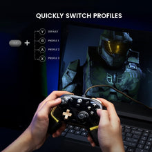 Load image into Gallery viewer, Enhanced Kaleid Flux Wired Controller for Xbox with Customizable RGB Lighting