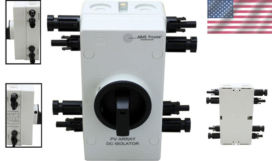 1000V 64A Solar Quick Disconnect Switch - MC4 Compatible, Waterproof Design