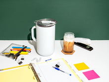 Load image into Gallery viewer, Premium 2L Vacuum-Insulated Pitcher - Elegant White Icing for Hot &amp; Cold Drinks