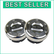 Load image into Gallery viewer, Premium Silver Locking Hubs for 4-Wheel Drive - Heavy Duty Off-Road Performance