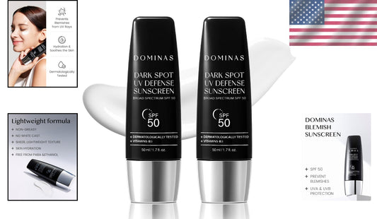 Enhance & Protect Korean Sunscreen Pack of 2 - SPF 50, Nourishing Skin Formula