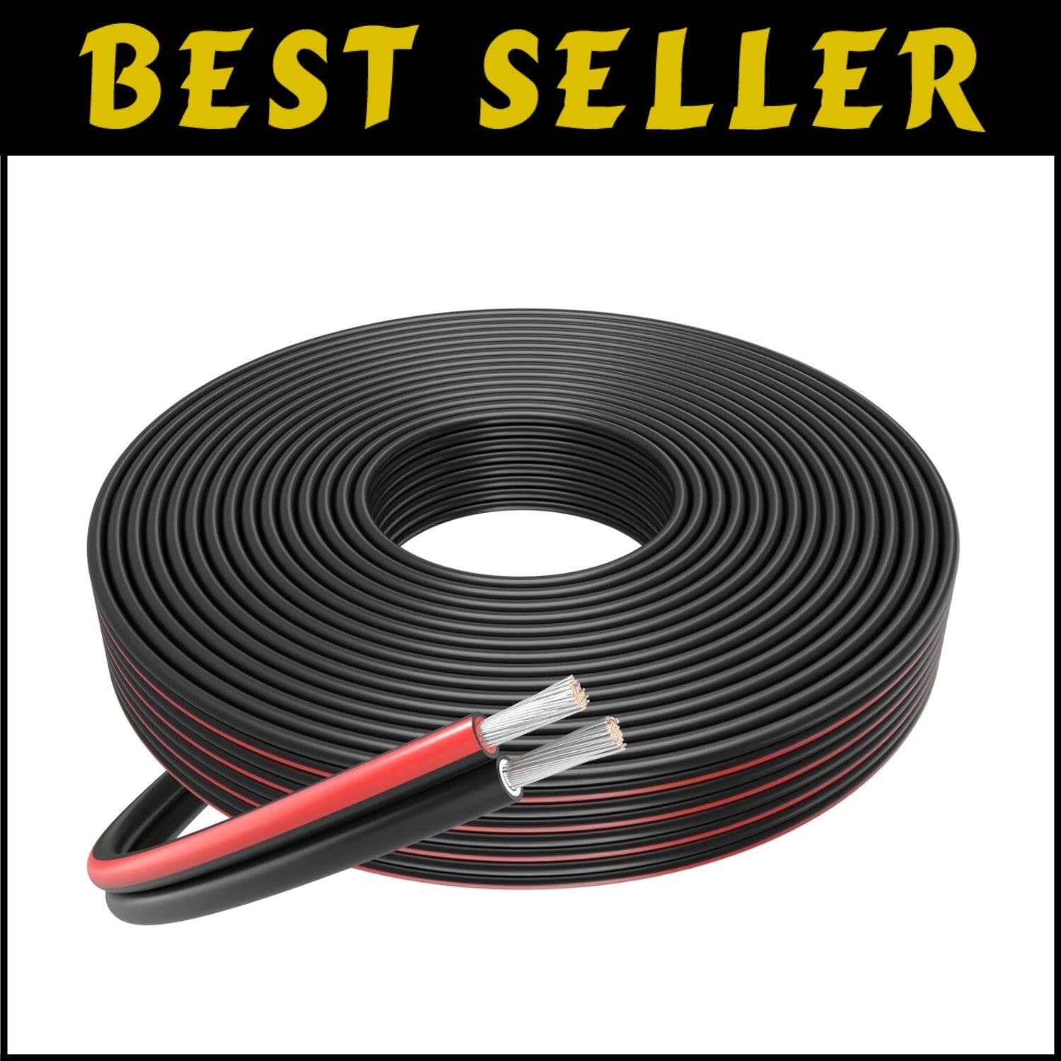 Versatile 10 AWG Solar Cable Pair - 164ft Tinned Copper Extension for Panels