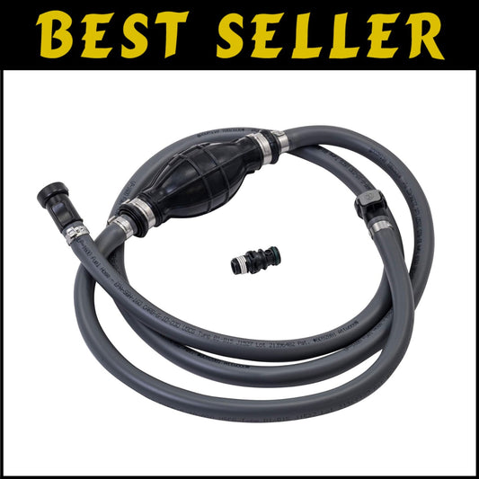 Reliable 6ft Marine Fuel Line & Sprayless Connector for Johnson/Evinrude Boats
