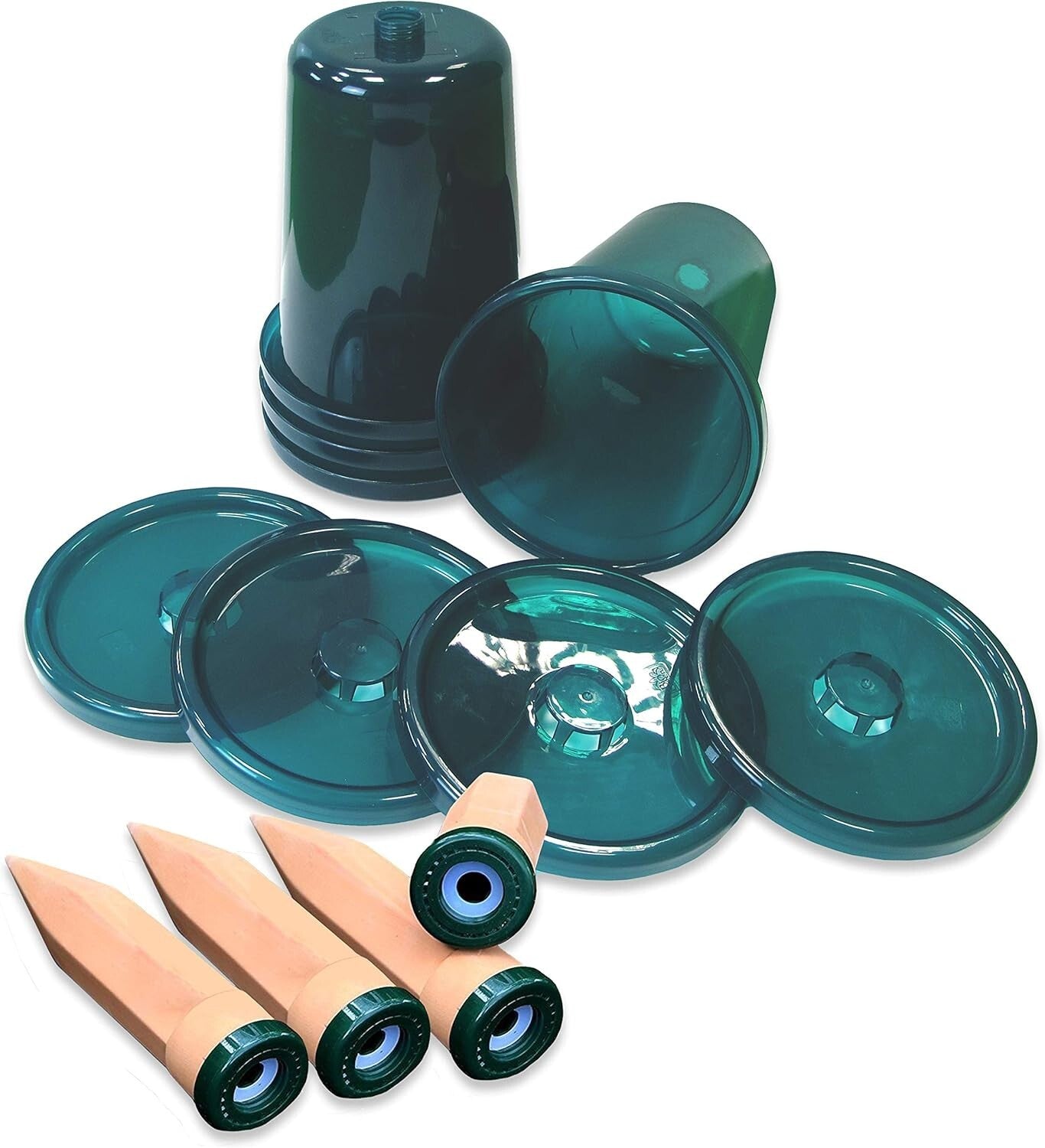 Eco-Friendly HYDRO CUP Planter Set - Water-Conserving 0.66 Gal System - 4 Pcs