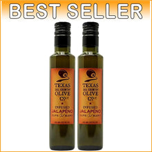 Load image into Gallery viewer, Gourmet Jalapeno Olive Oil - Award-Winning Cold-Pressed EVOO - 8.5 oz, 2 Pack