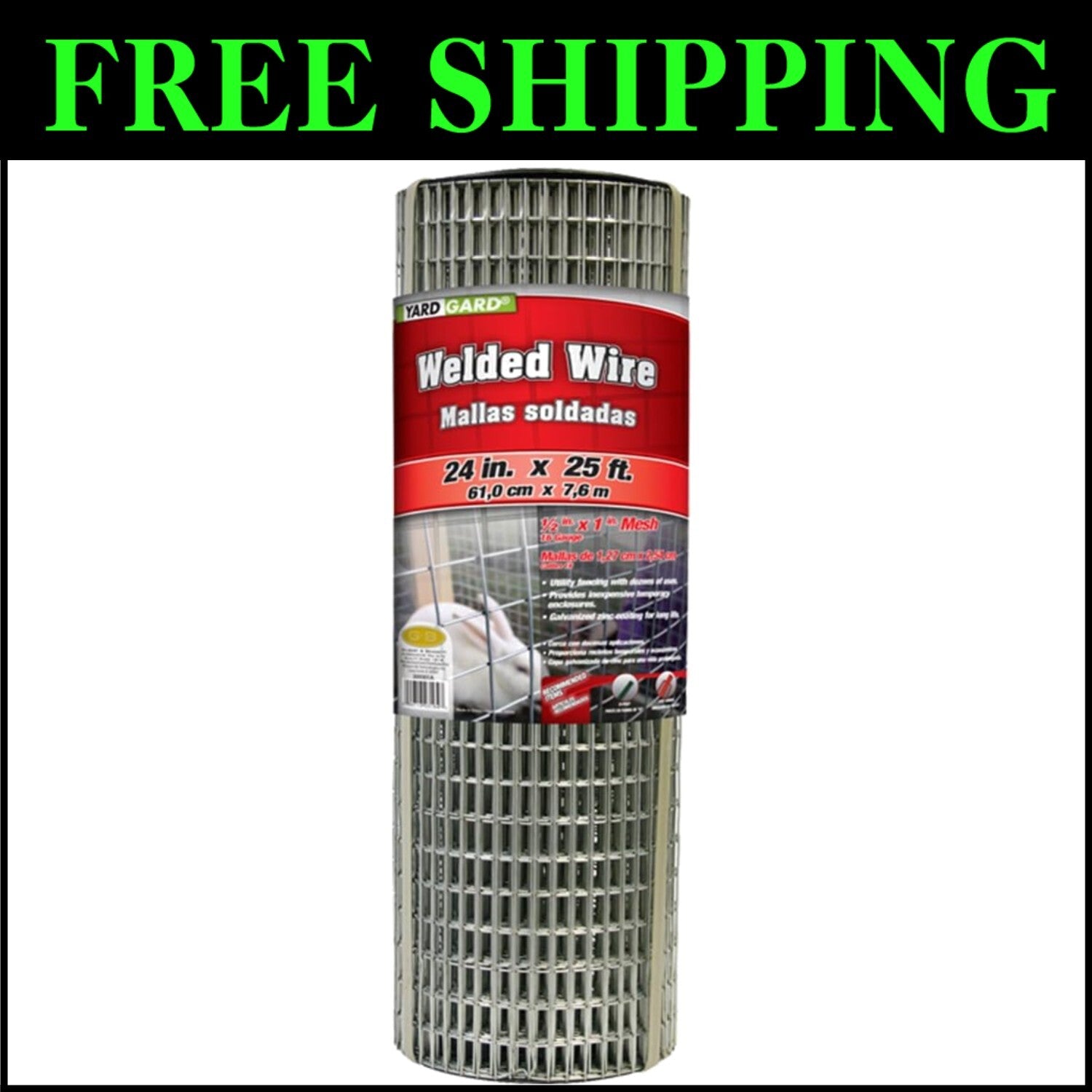 Durable 1/2 x 1 Inch Galvanized Wire Mesh for Garden and Property Protection