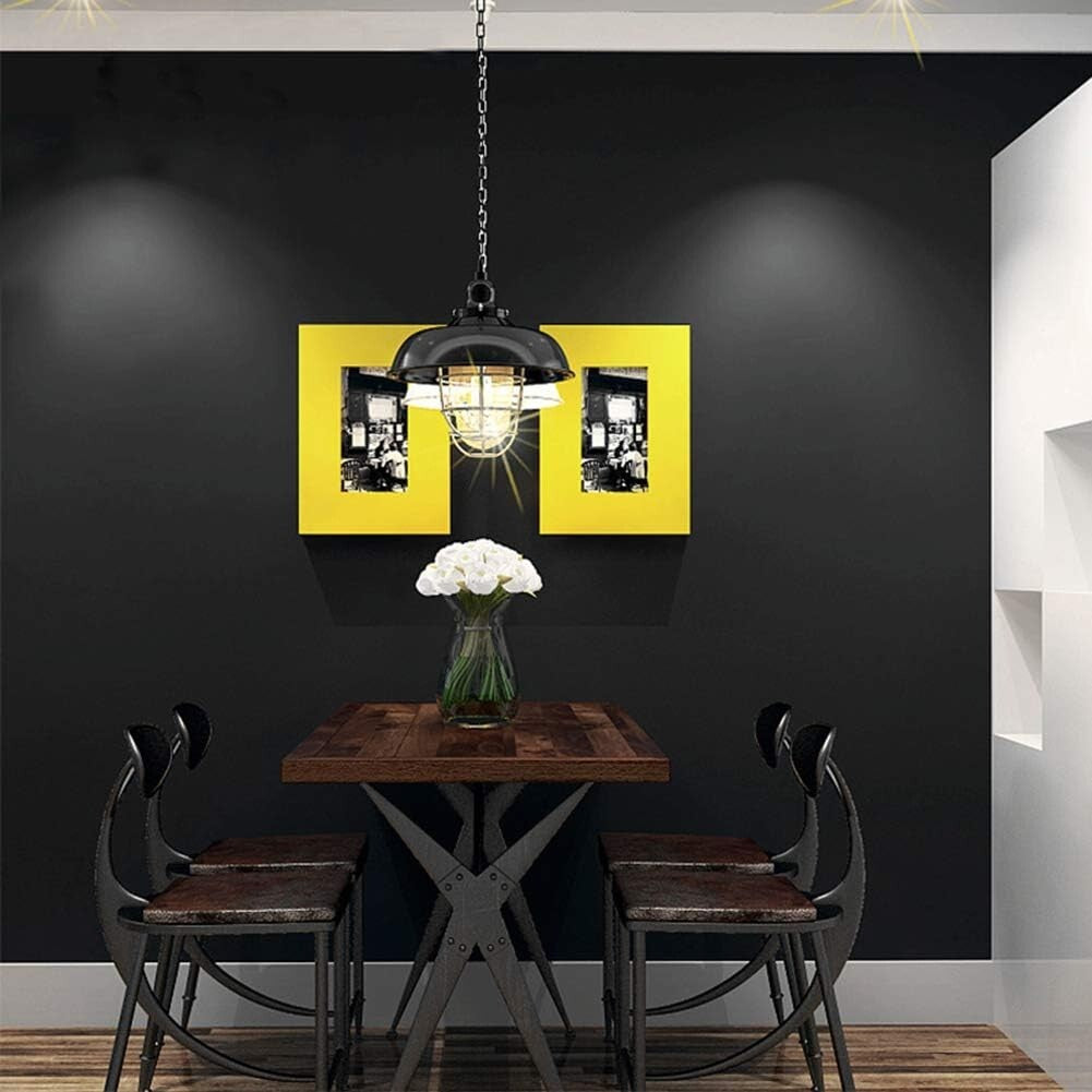 Versatile Waterproof Black Peel and Stick Wallpaper – Ideal for Any Room Upgrade