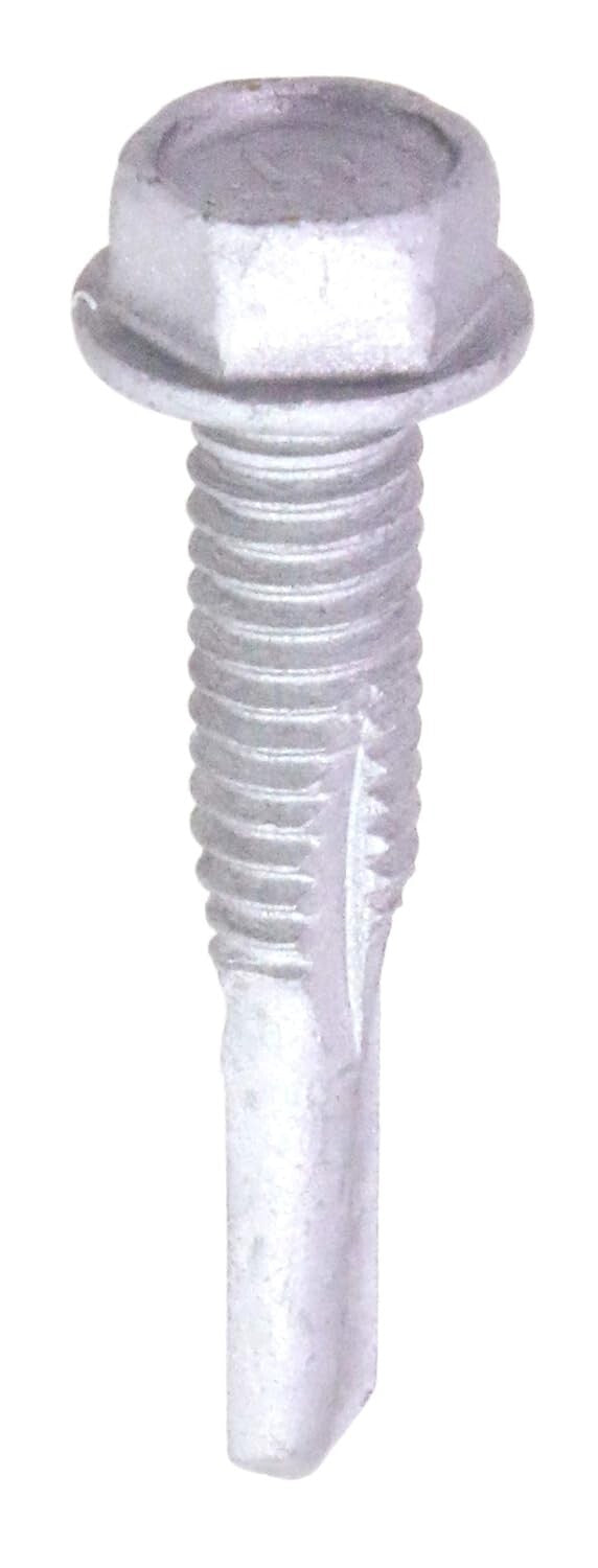 Self-Drilling Hex Washer Head Screws 1-1/4" - 250 Count, Strong Shield Coated
