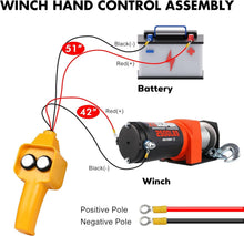 Load image into Gallery viewer, Compact 2500 lb Electric Winch with Steel Cable - Perfect for Boats &amp; Trailers