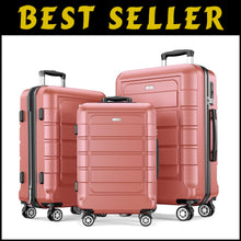 Load image into Gallery viewer, Lightweight Expandable Luggage Set with TSA Lock - Elegant Rose Gold Collection