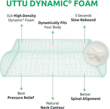 Load image into Gallery viewer, Adjustable Memory Foam Cervical Pillow for Neck Strain Relief - Travel Size