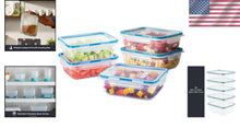 Load image into Gallery viewer, Stylish 5-Pack 8.5-Cup Food Storage Containers - Dishwasher, Microwave Safe