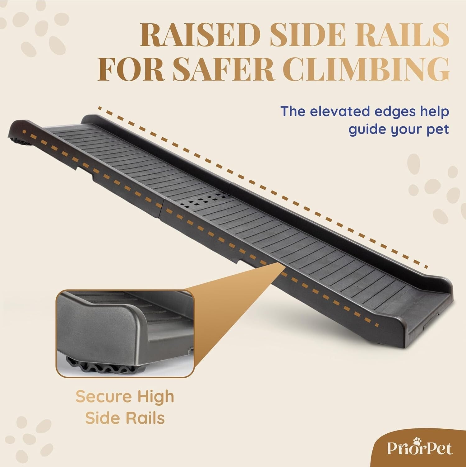 Portable 68.5” Dog Ramp for Large Dogs – Sturdy, Anti-Slip, 300 lbs Capacity