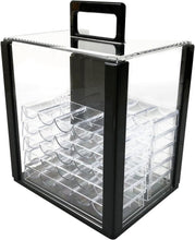 Load image into Gallery viewer, Compact Poker Chip Holder - 1000 Capacity with 10 Racks, No Assembly Needed